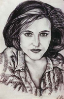 portrét Scullyové